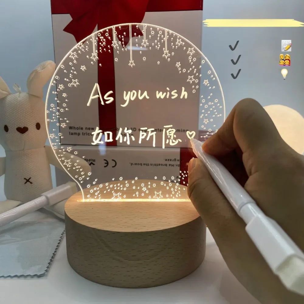 Luminária Mágica 3D LED – Escreva, Desenhe e Brilhe!