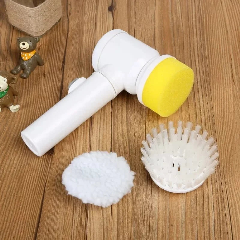 Escova Elétrica de Limpeza Multiuso 5 em 1 - Sem Fio - Vitrine Pop