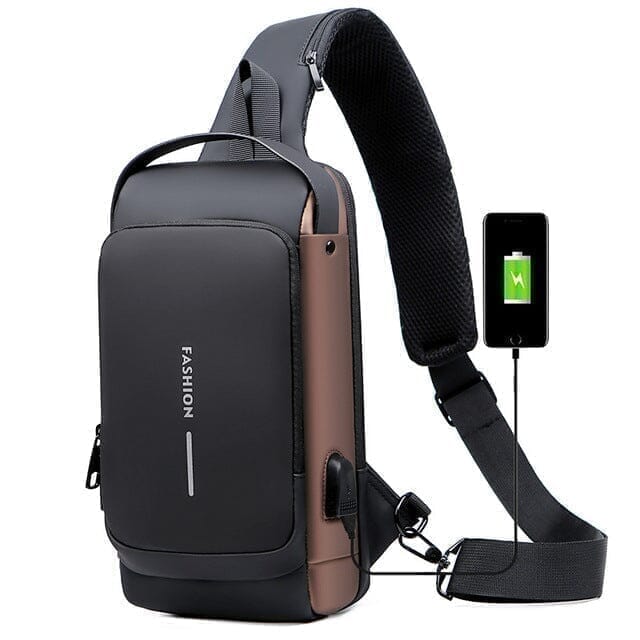 Mochila Anti-Furto com Senha USB Slim Bag - Vitrine Pop