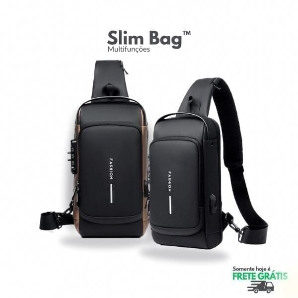 Mochila Anti-Furto com Senha USB Slim Bag - Vitrine Pop