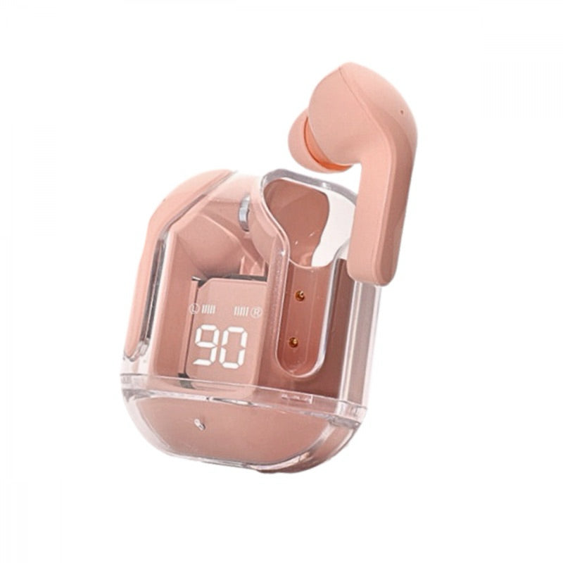 TWS Bluetooth 5.1 Fones De Ouvido Sem Fio, Fones De Ouvido Esportivos, Display Digital LED, Fones De Som Estéreo, BT 5.1 Headset, ENC - Vitrine Pop